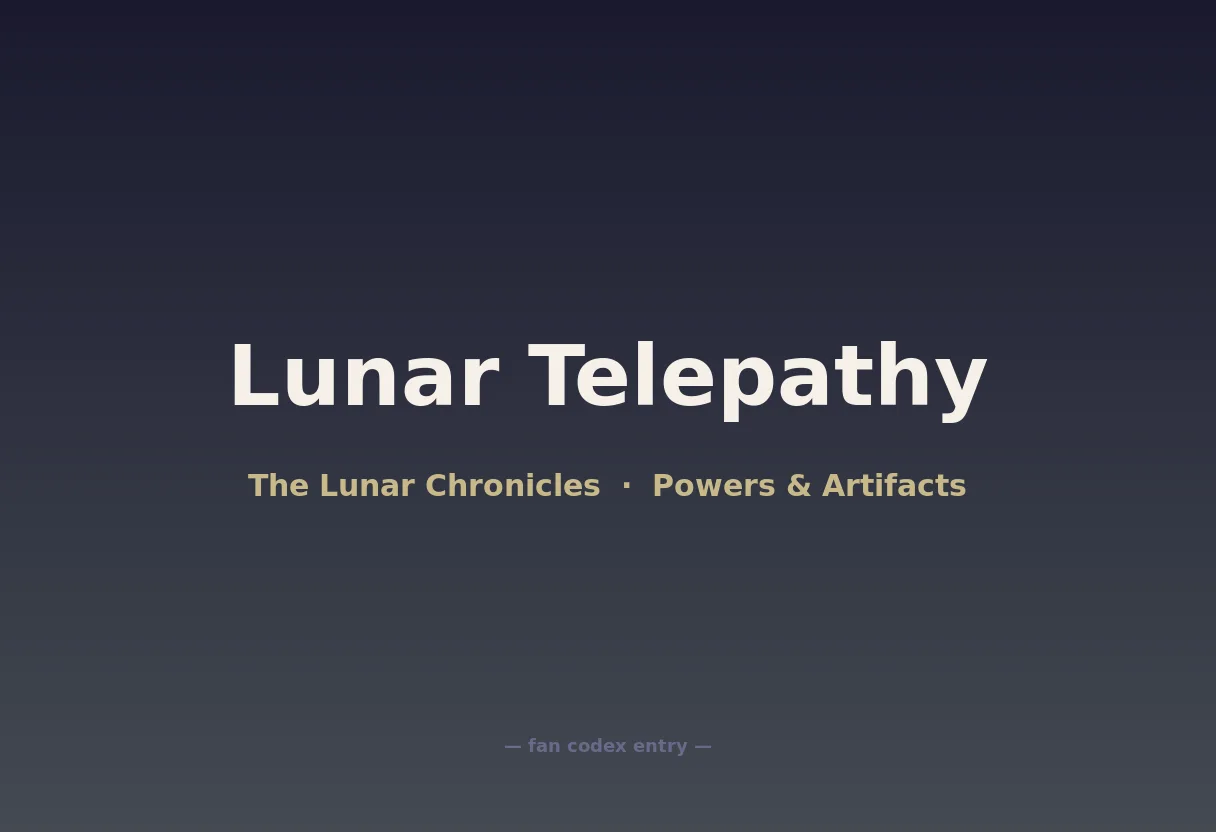 Lunar Telepathy